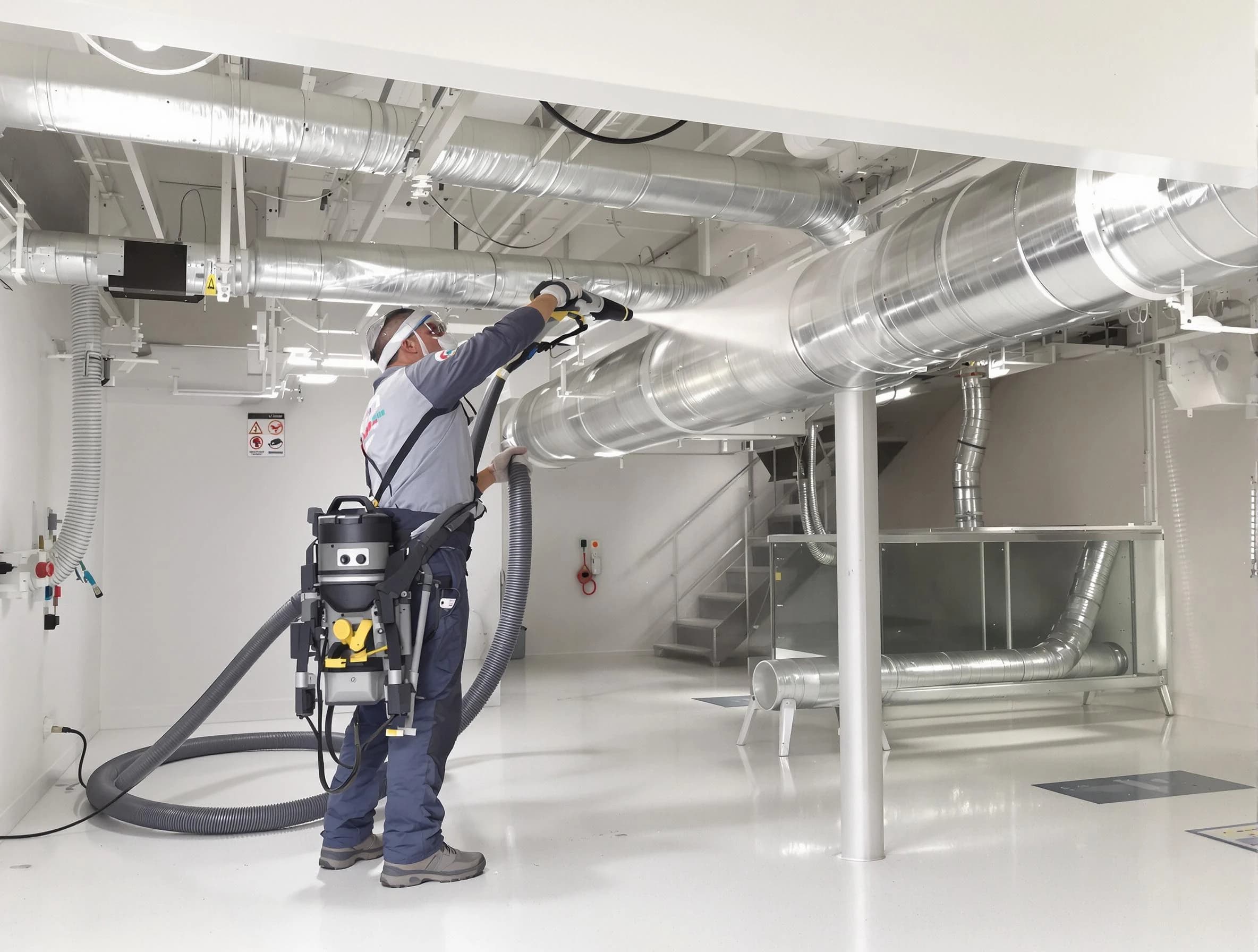 Professional central duct cleaning by Midlothian Air Duct Cleaning in Midlothian