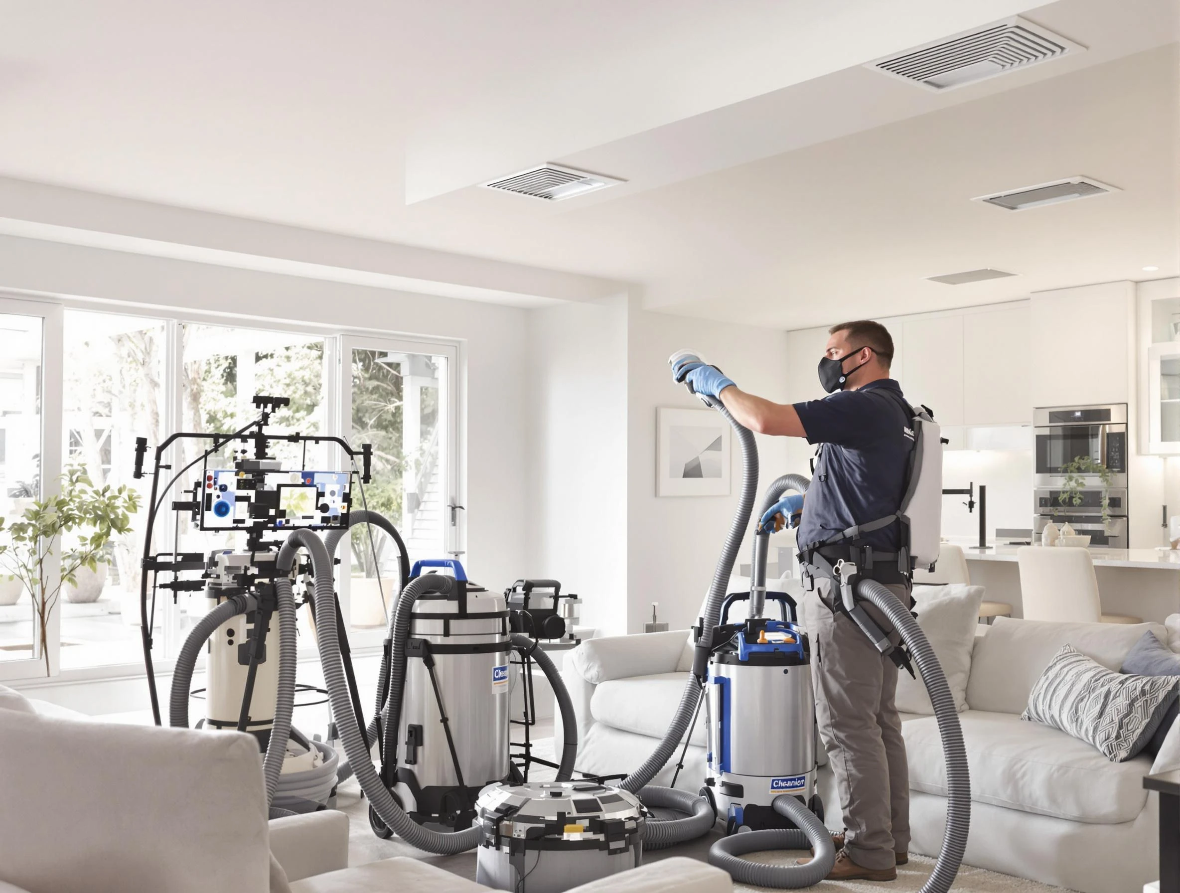 Professional AC duct cleaning by Midlothian Air Duct Cleaning in Midlothian