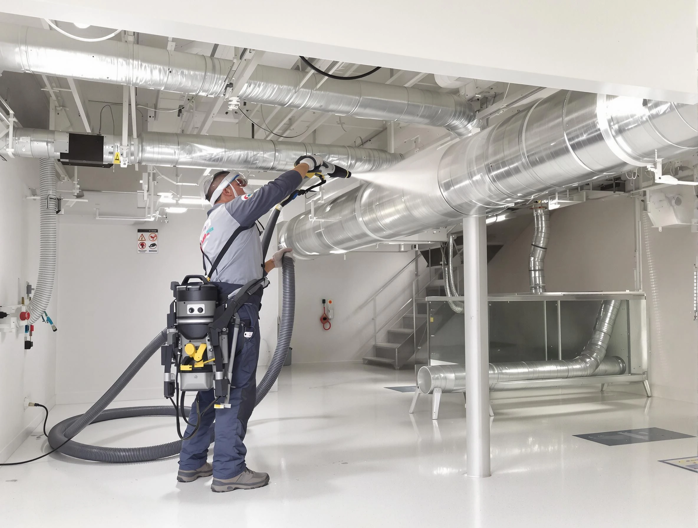Professional central duct cleaning by Midlothian Air Duct Cleaning in Midlothian